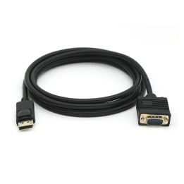 Cable EQUIP DP/M a VGA/M 2m Negro (EQ119338)