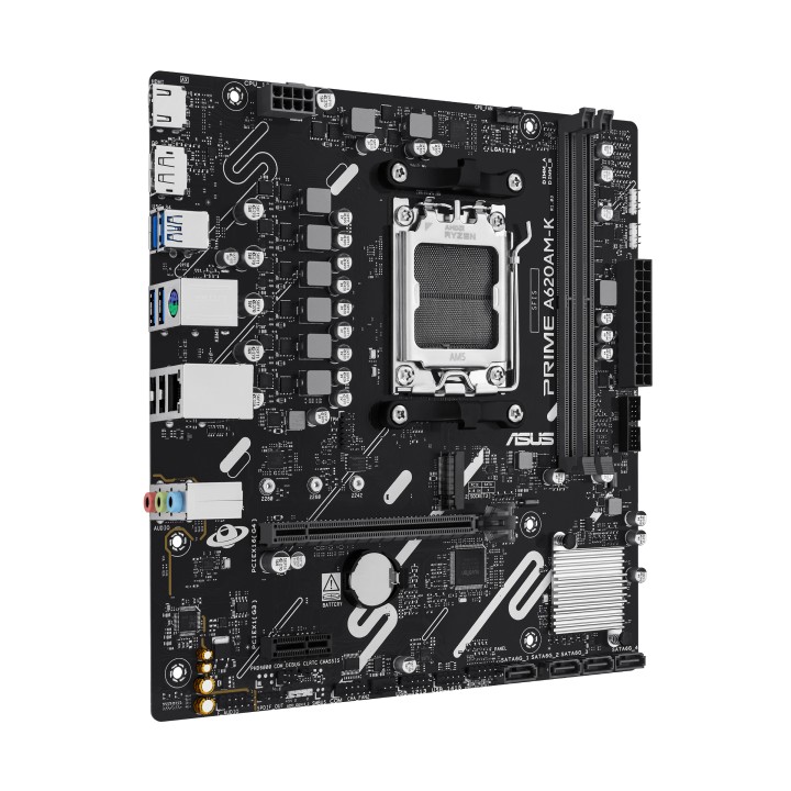 ASUS PRIME A620AM-K: (AM5) 2DDR5 USB HDMI DP RJ45 mATX