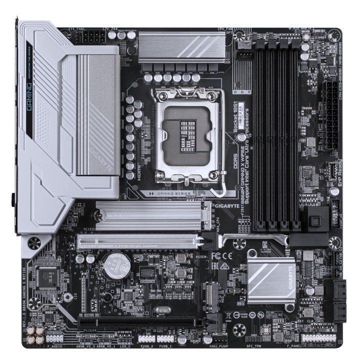 GIGABYTE B860M GAMING XWIFI6E: (1851) 4DDR5 HDMI mATX