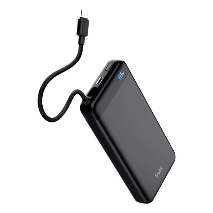 PowerBank Trust Fiera 20000mAh con cable fijo (25881)