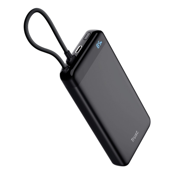 PowerBank Trust Fiera 20000mAh con cable fijo (25881)