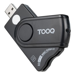 Lector TooQ DNIe TF/SD USB-A 2.0 Negro (TQR-3012B)