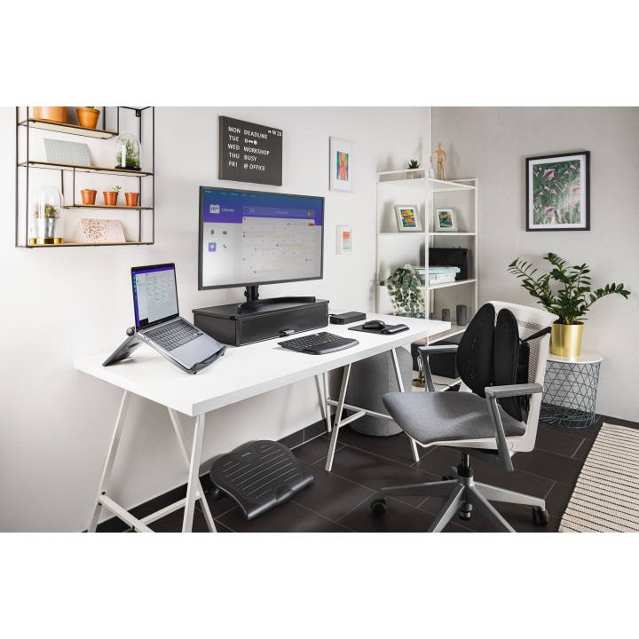 Reposapiés Kensington SoleSaver 45x35cm Negro (56152)