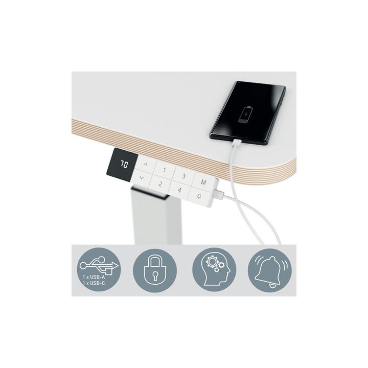 Escritorio Eléctrico Leitz Altura Ajustable(6534-00-01)