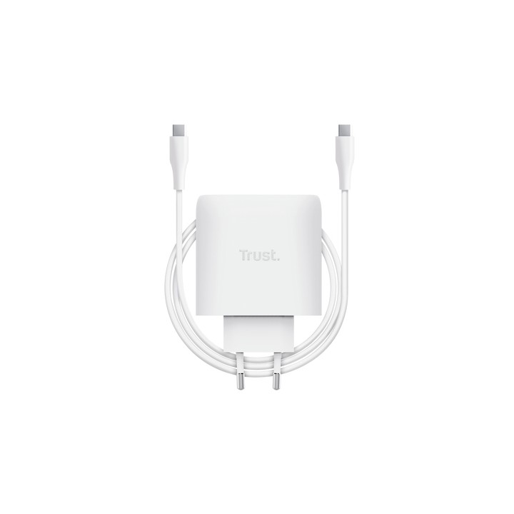 Cargador Trust Maxo GaN 65W 1xUSB-C Cable 2m (25524)