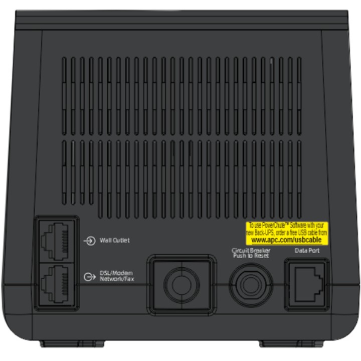 S.A.I. APC 650VA 400W 8xSchuko USB Negra (BE650G2-GR)