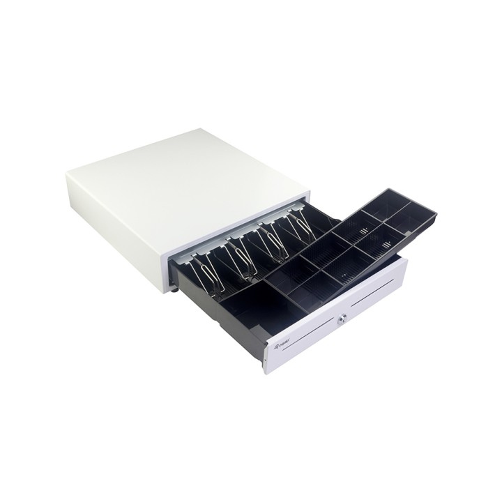 Cajón Monedas EQUIP Manual/Automático Blanco (EQ351011)