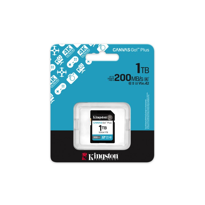 Kingston SDXC Canvas Go Plus 1Tb Gen4 (SDG4/1TB)
