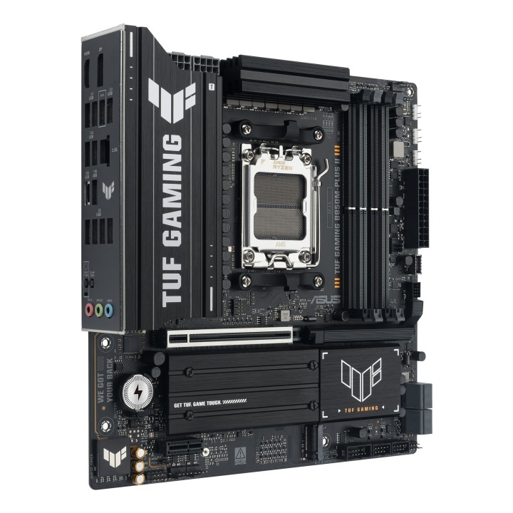ASUS TUF GAMING B850M-PLUS II:(AM5) 4DDR5 HDMI DP mATX