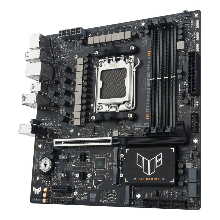 ASUS TUF GAMING B850M-PLUS II:(AM5) 4DDR5 HDMI DP mATX