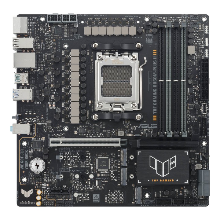 ASUS TUF GAMING B850M-PLUS II:(AM5) 4DDR5 HDMI DP mATX