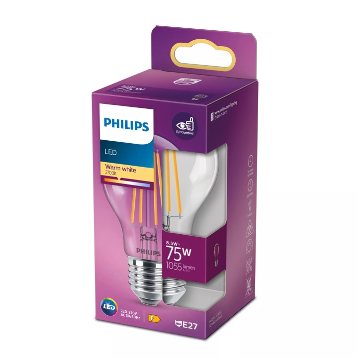 Bombilla Philips LED Classic 75W A60 E27 (929002025455)
