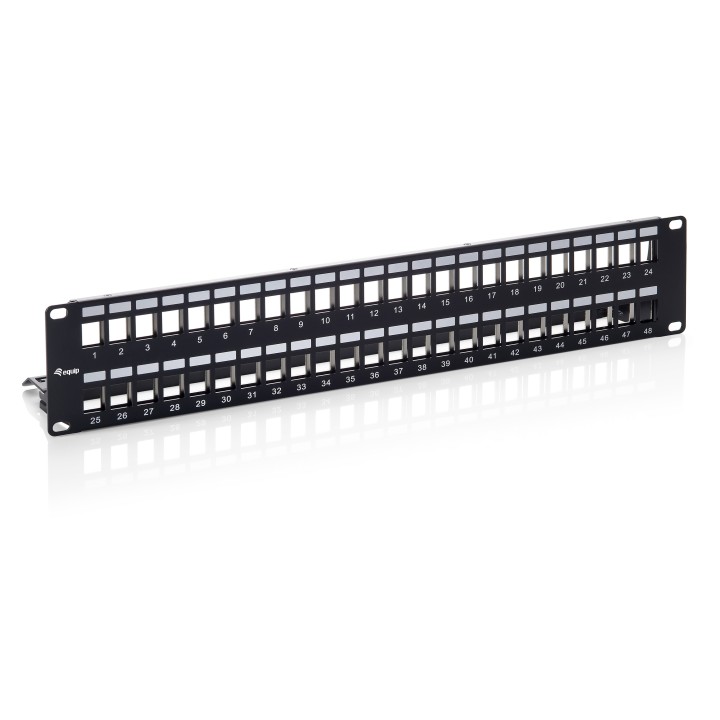 Patch Panel EQUIP vacio Cat6 48p 2U (EQ769349)