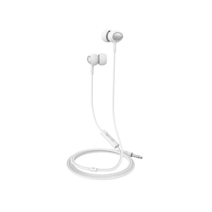 Auriculares CELLY Intraurales 3.5mm Blancos (UP500WH)