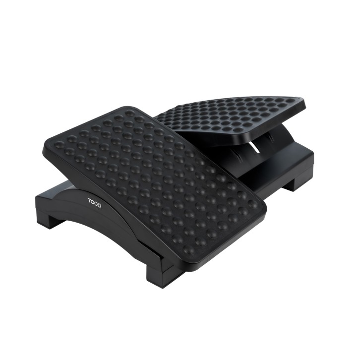 Reposapies TooQ Ajustable/Inclinable Negro (TQFR0604-B)