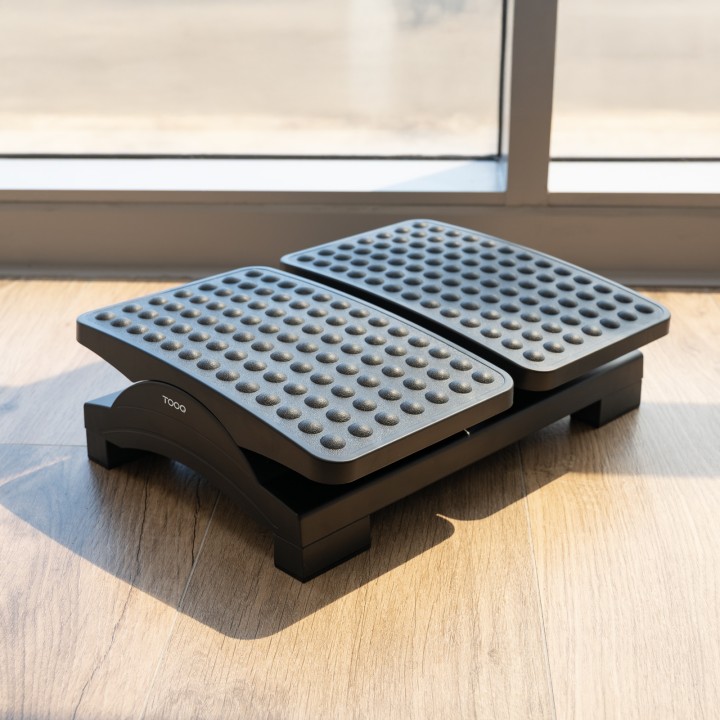 Reposapies TooQ Ajustable/Inclinable Negro (TQFR0604-B)
