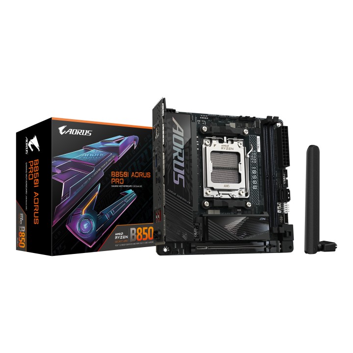 GIGABYTE B850I AORUS PRO 1.0: (AM5) 2DDR5 HDMI MiniITX