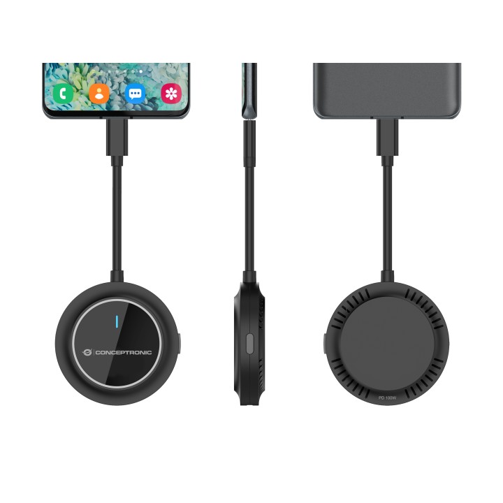 Transmisor CONCEPTRONIC USB-C a HDMI Negro (ATHERIC01B)