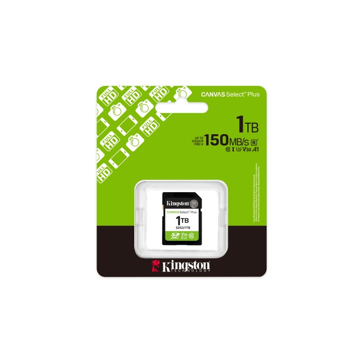 Kingston Canvas Selec Plus SDXC 1Tb CL10 (SDS3/1TB)