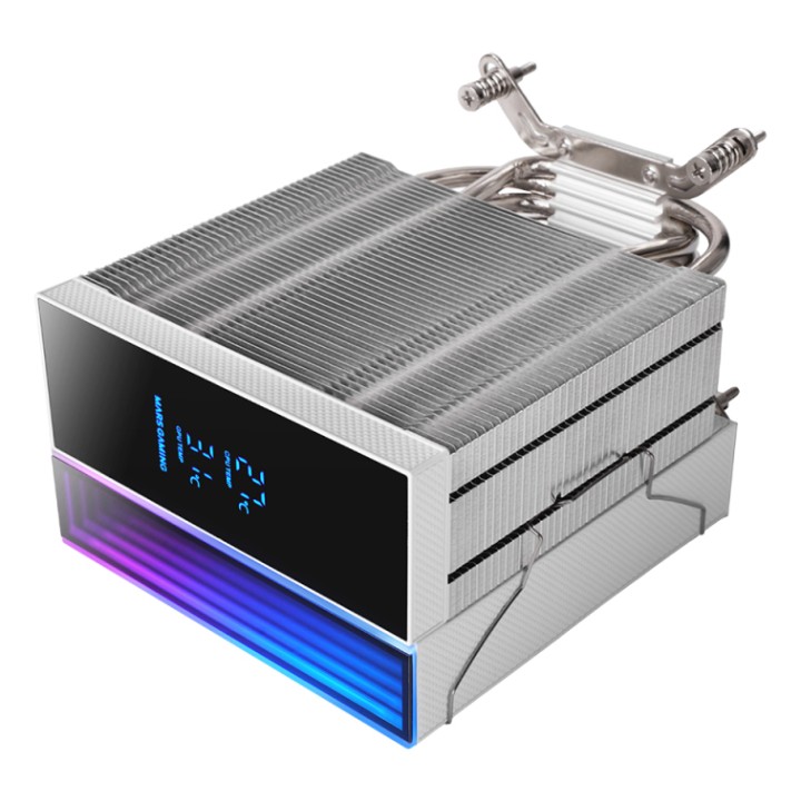 Ventilador CPU Mars Gaming ARGB 120mm Blanco (MCPULCDW)