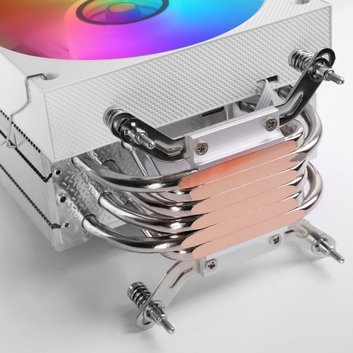 Ventilador CPU Mars Gaming ARGB 120mm Blanco (MCPULCDW)