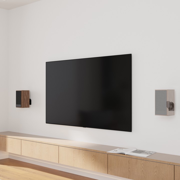 Soporte de Pared AISENS para 2 Altavoces (SPK06U-423)