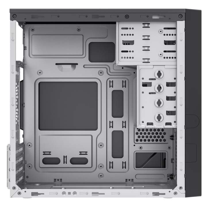 Caja UNYKA Aero C12 V2 USB-A/C mATX Negra (UK52110V2)