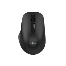 Ratón NILOX RF Wireless/BT 1600dpi Negro (NXMODWI01)