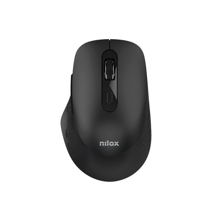 Ratón NILOX RF Wireless/BT 1600dpi Negro (NXMODWI01)