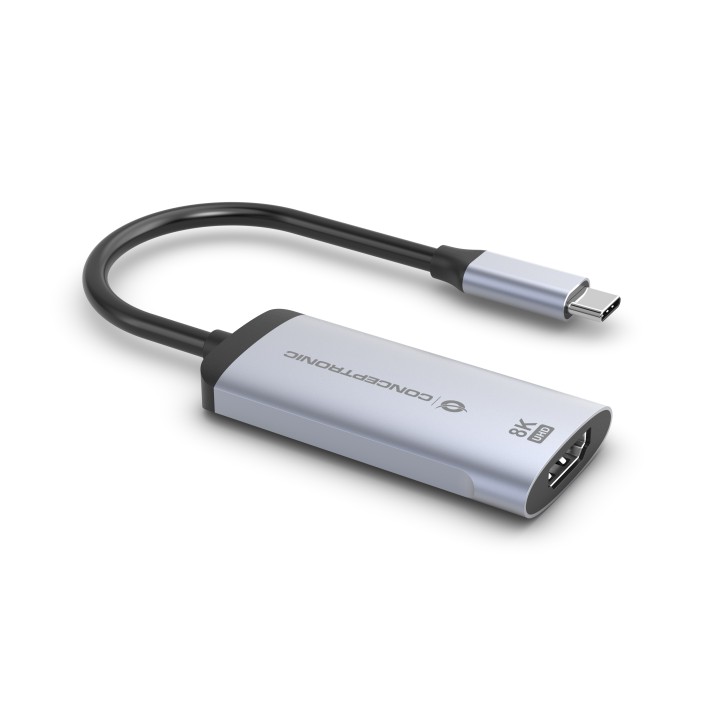 Adaptador CONCEPTRONIC USB-C a HDMI 8K Plata (ABBY23G)