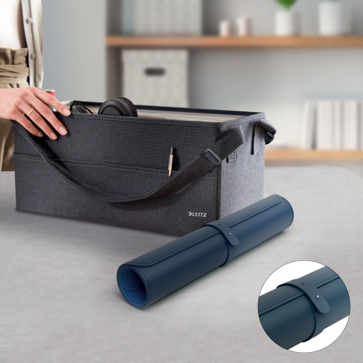 Alfombrilla Leitz 80x40cm Azul Noche (5382-00-68)