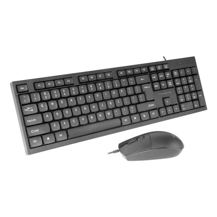 Teclado+Ratón TACENS USB 1600dpi Negro (ACP02ES)