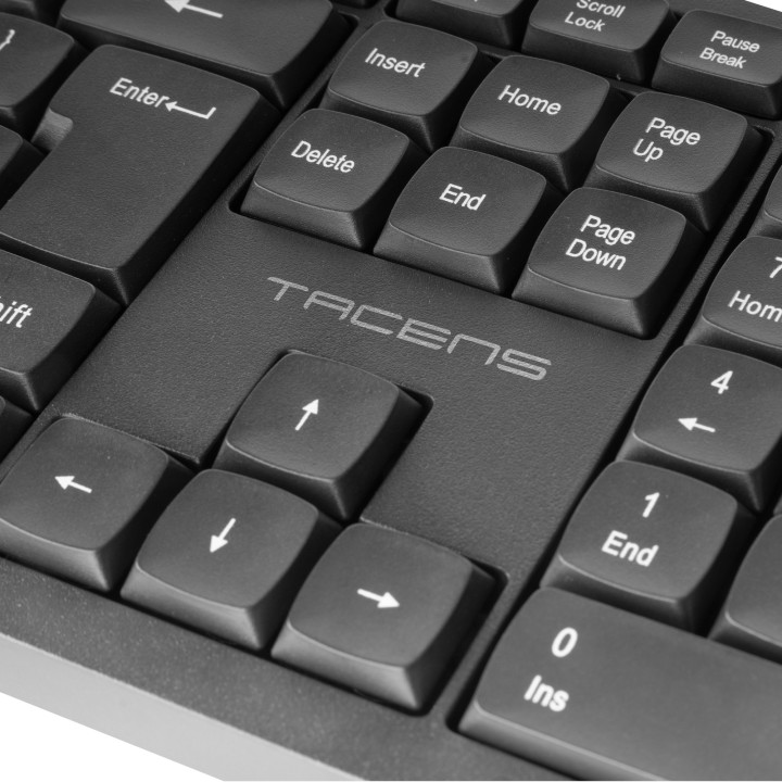 Teclado+Ratón TACENS USB 1600dpi Negro (ACP02ES)