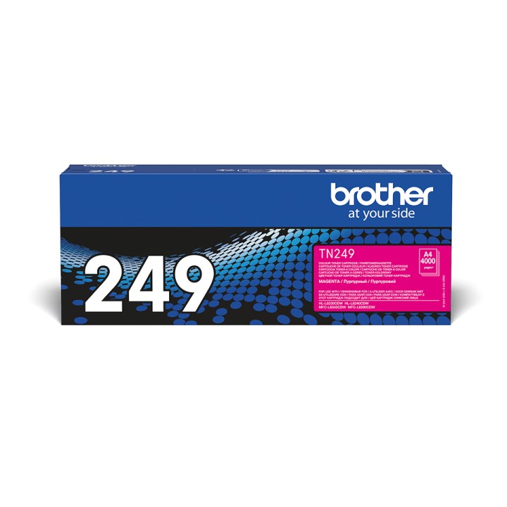 Toner BROTHER Magenta 4000 páginas (TN249M)
