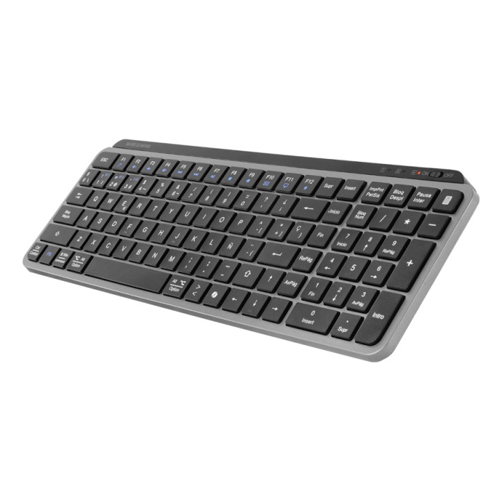 Teclado Mars Gaming Bluetooth Negro (MKSILENKEYSES)