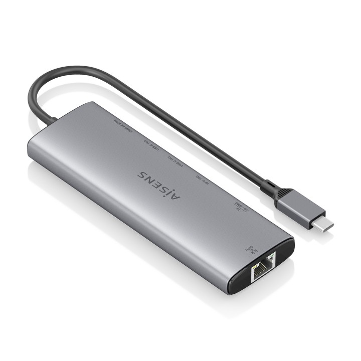 Docking Station Aisens 8en1 Usb-C (ASUC-8P033-GR)
