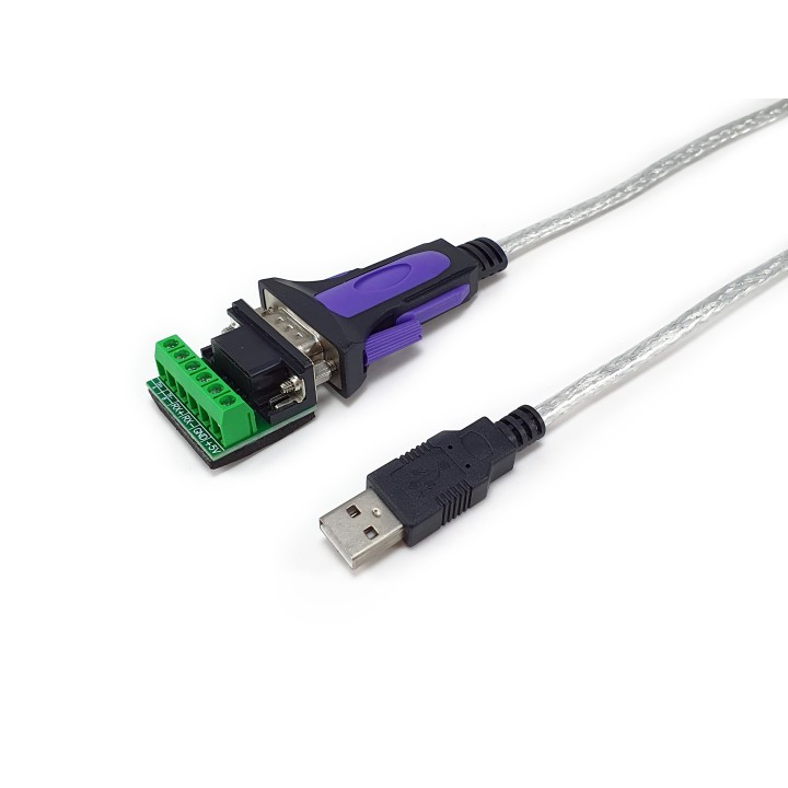 Adaptador EQUIP USB-A a DB9 Cable 1.5m Gris (133387)
