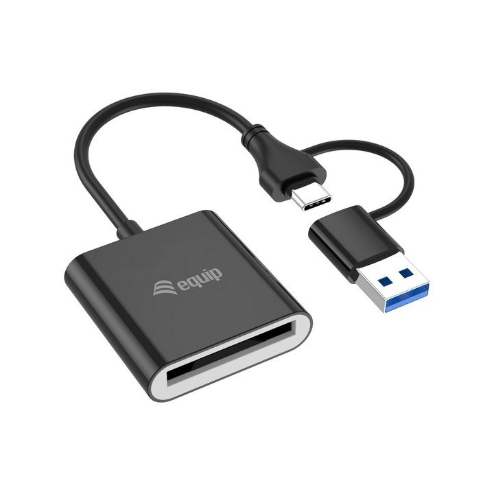 Lector de Tarjetas EQUIP USB-C + Adap USB-A (245461)