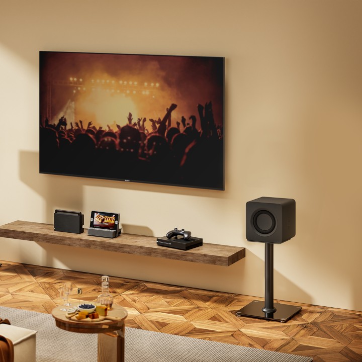 Soporte de Suelo AISENS para 2 Altavoces (SPK10U-431)