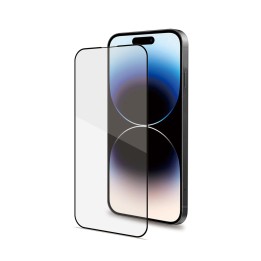 Protector Pantalla CELLY iPhone 15 Pro(FULLGLASS1054BK)