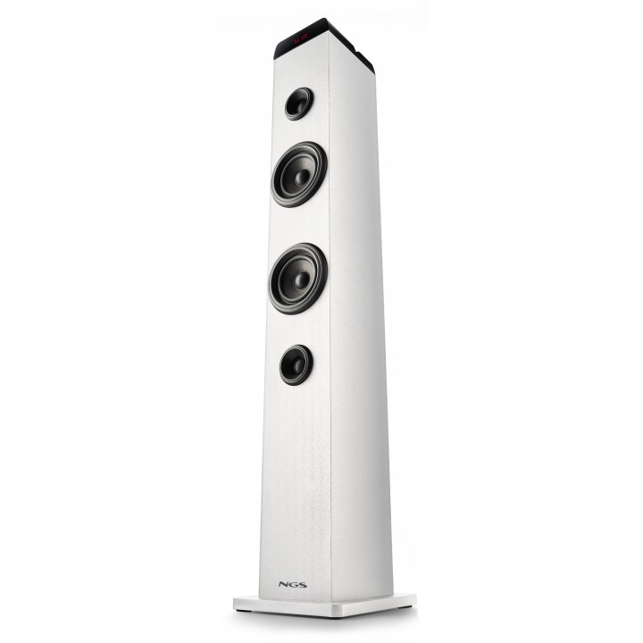 Torre de Sonido NGS 80W BT Blanca (SKYCHARMPROWHITE)