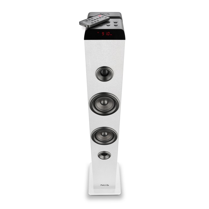 Torre de Sonido NGS 80W BT Blanca (SKYCHARMPROWHITE)