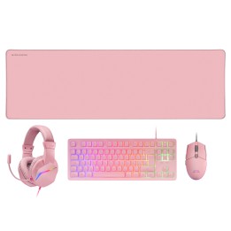 Kit Mars Gaming Tecl/Ratón/Auric/Alfombrill(MCPRGB3PES)
