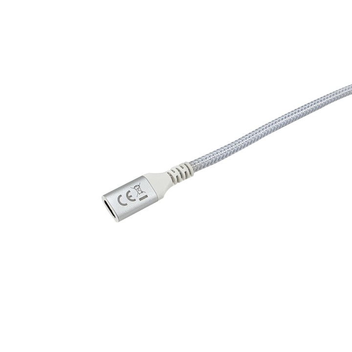 Cable EQUIP USB-C/M a USB-C/H 1m Blanco (EQ128376)