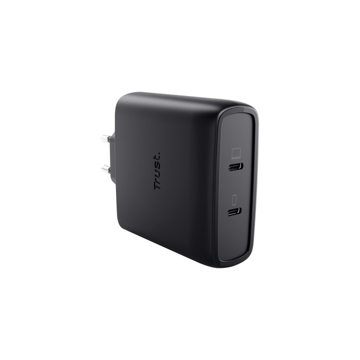 Cargador Trust Maxo GaN 100W 2xUSB-C Cable 2m (25527)