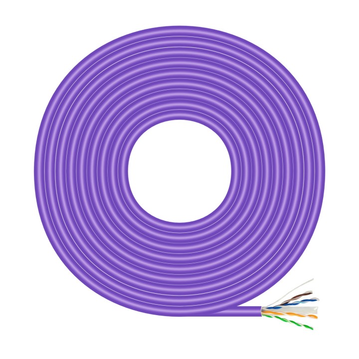 Cable AISENS RJ45 Cat.6 CCA 500m Violeta (A135-0749)