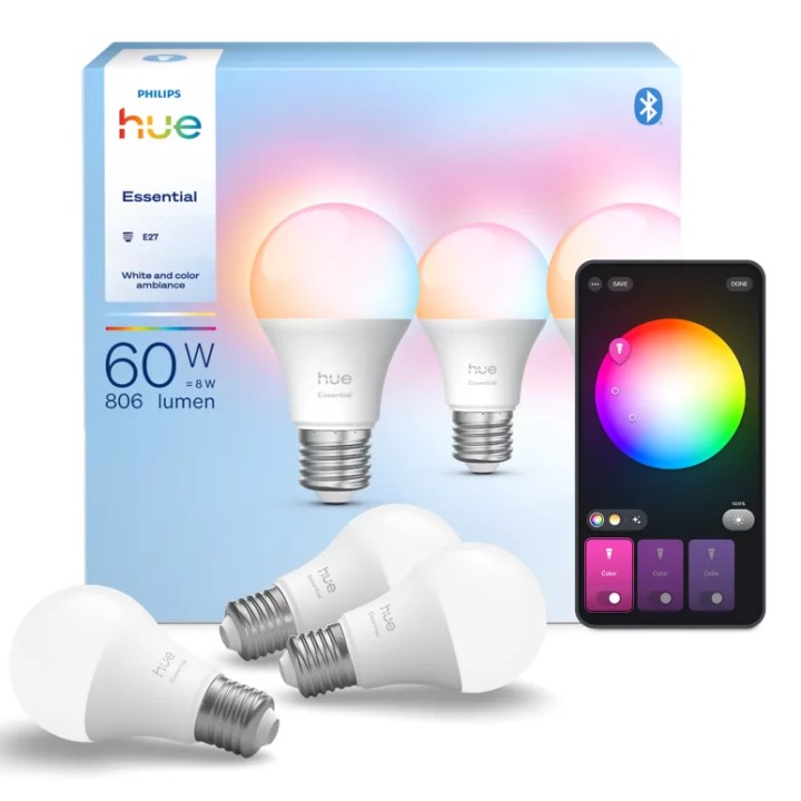 Bombilla Philips Hue E27 800L 3 Unidades (929004235407)