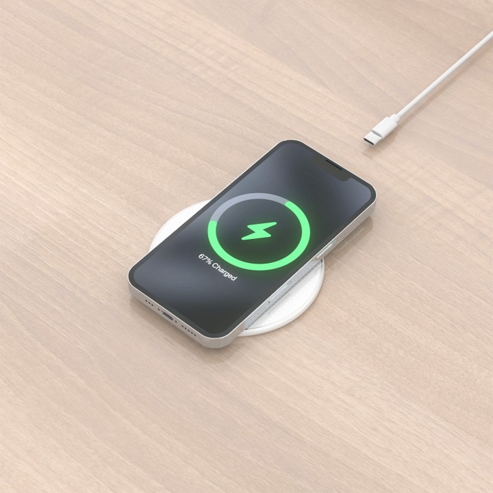 Cargador AISENS Inalámbrico Qi USB-C (ASCH-15W1WC057-W)