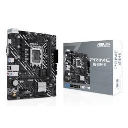 ASUS PRIME H610M-K:(1700) 2DDR5 4SATA3 VGA HDMI mATX