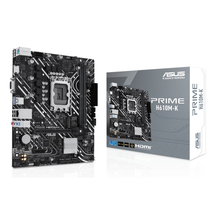 ASUS PRIME H610M-K:(1700) 2DDR5 4SATA3 VGA HDMI mATX